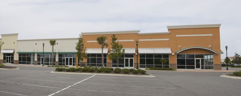 Stucco Application on Commercial Building